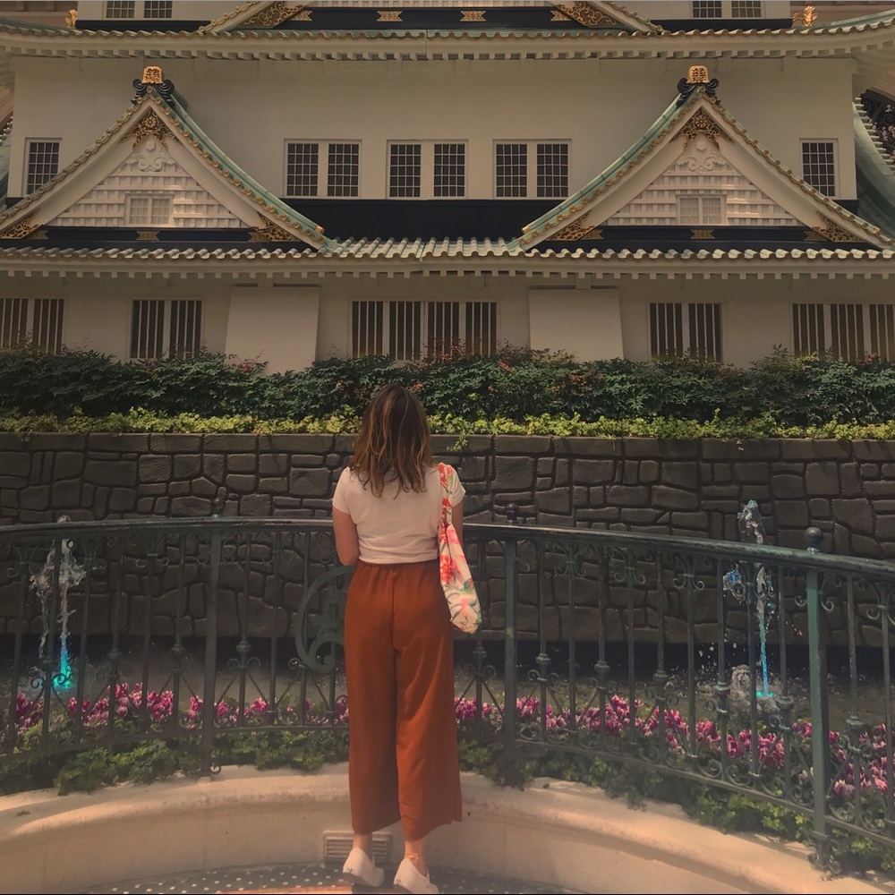 H&M Cropped Wide Legged Pants
